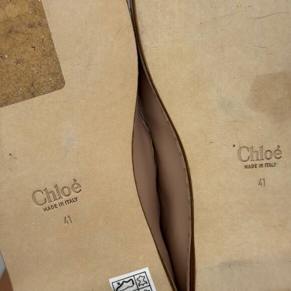 CHLOÉ Rubie Mary Jane Pumps fllats in powder IT 41 ( US 11) - Picture 8 of 14